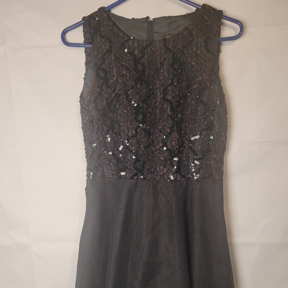 Vintage 90's  E.D Michaels by Daphna Tamler Sleeveless Maxi Dress Size 10 Black